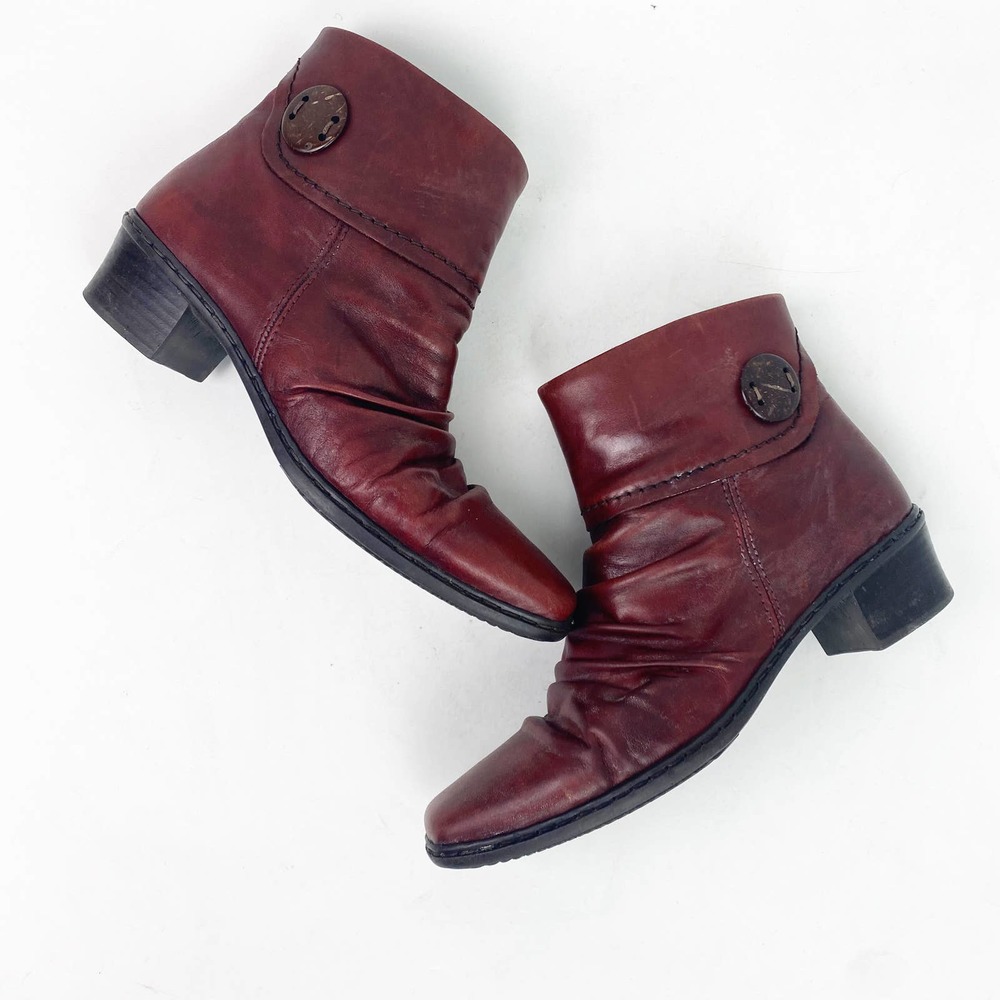 Rieker Women's Kendra 63 Ankle Boot Red 37